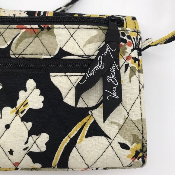 VERA BRADLEY Cassidy Dogwood Crossbody Bag Small Organizer Wallet Carry It All - Picture 9 of 13